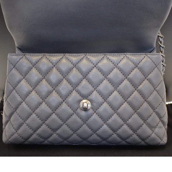 SOLD CHANEL COCO CAVIAR QUILTED LEATHERSHOULDERBAG - Picture 3 of 8